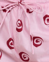 Popeline Draaikolk Roze
