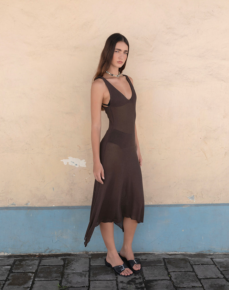 Rabindra Maxi Dress in Bruin