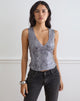 Image of Wespiser Top in Sequin Lilac Grey
