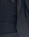 Gebreid Zwart