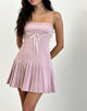 Afbeelding van Wimala Jurk in Dusky Roze met Witte Binding