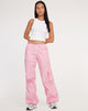 Afbeelding of Xander Cargo Broek in Cotton Drill Blush Pink