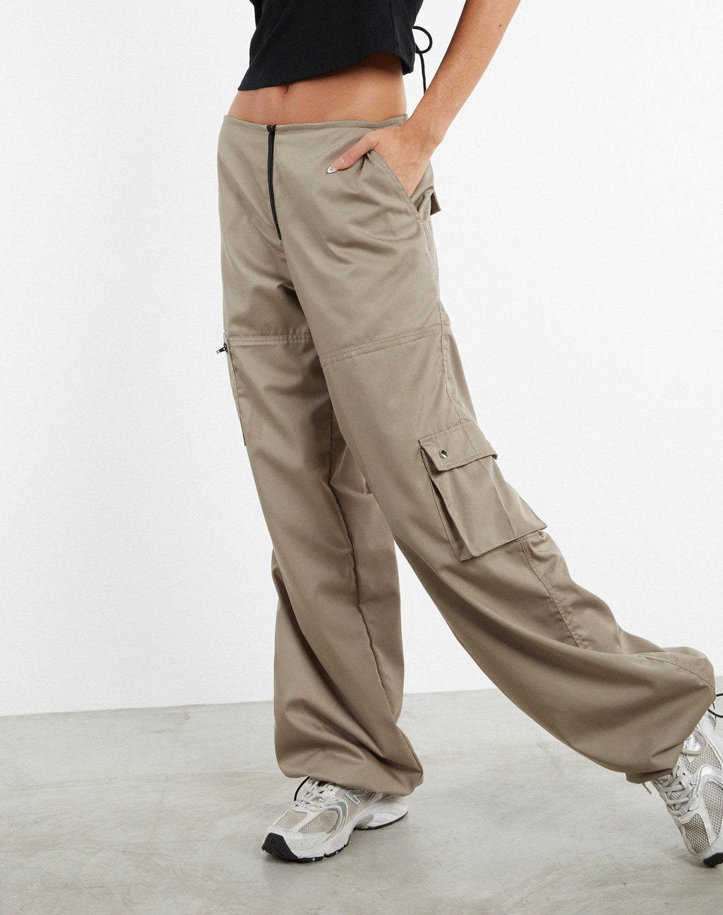 Xander Cargo Broek in Cotton Drill Taupe