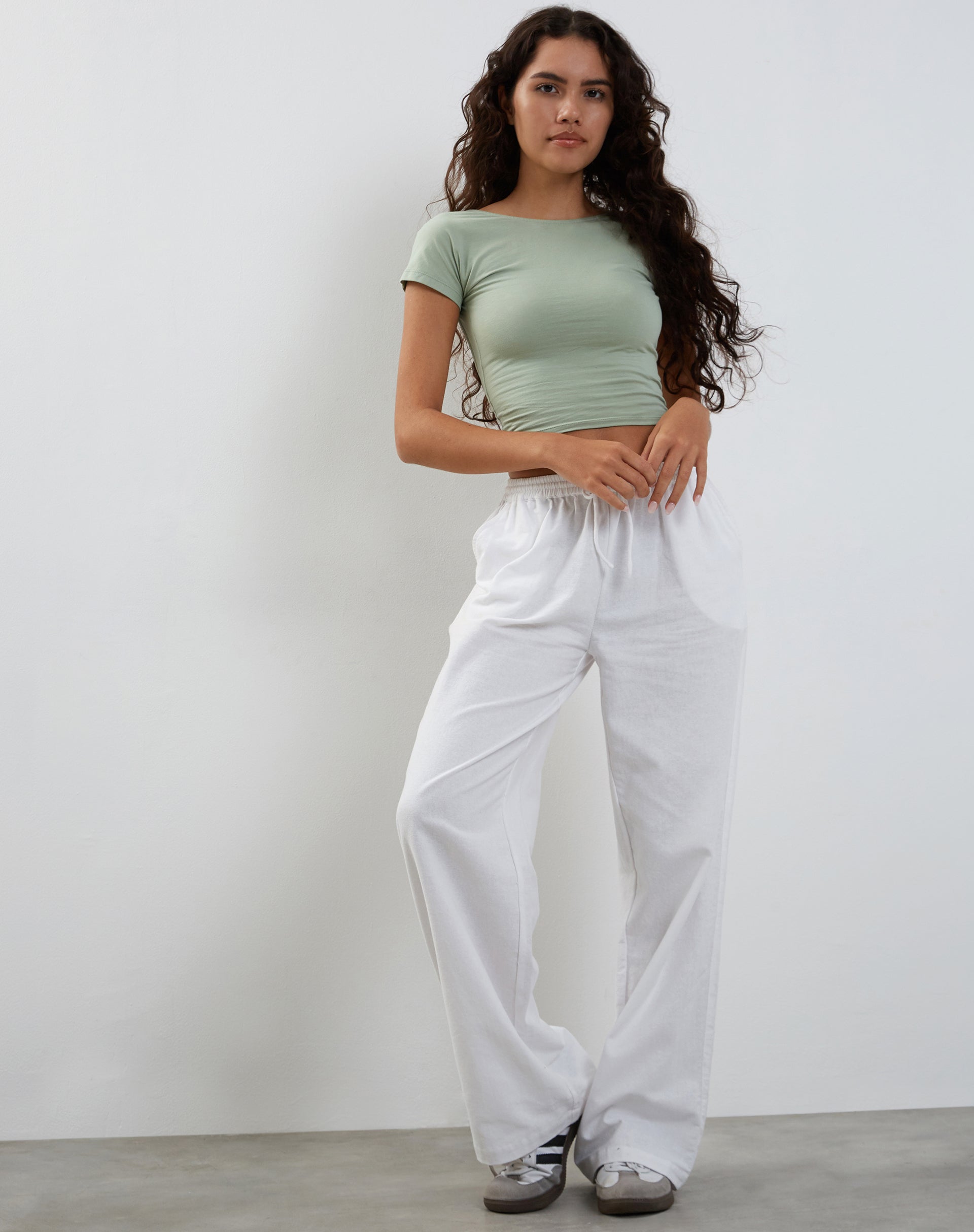 Afbeelding van Xiwang Crop Top in Desert Sage