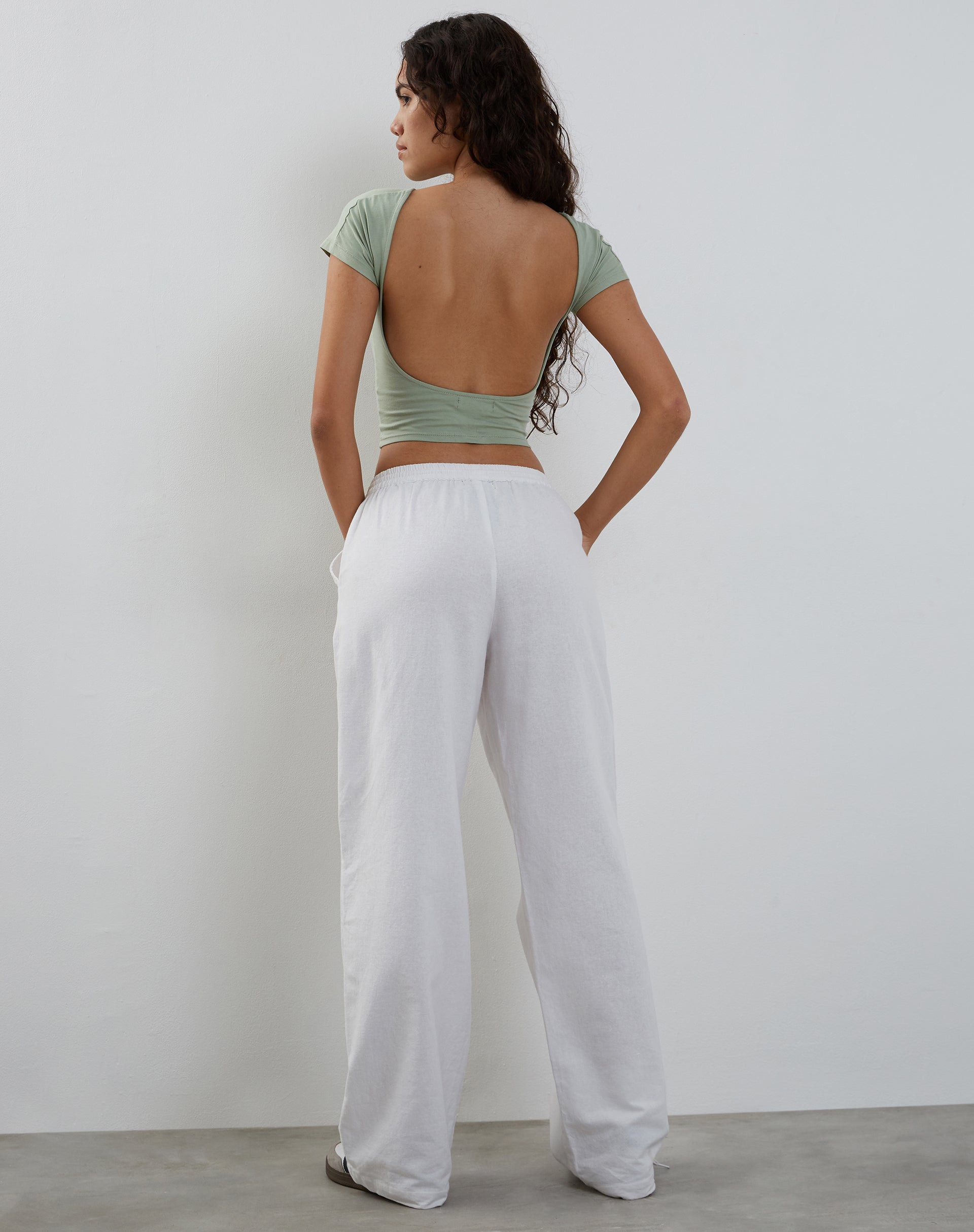 Afbeelding van Xiwang Crop Top in Desert Sage