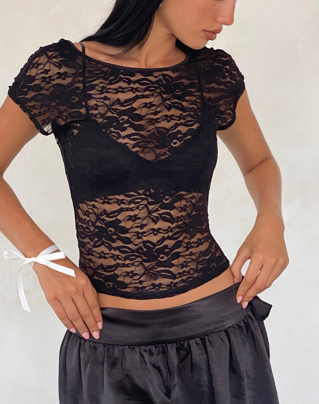 Xiwang Top in Kant Zwart