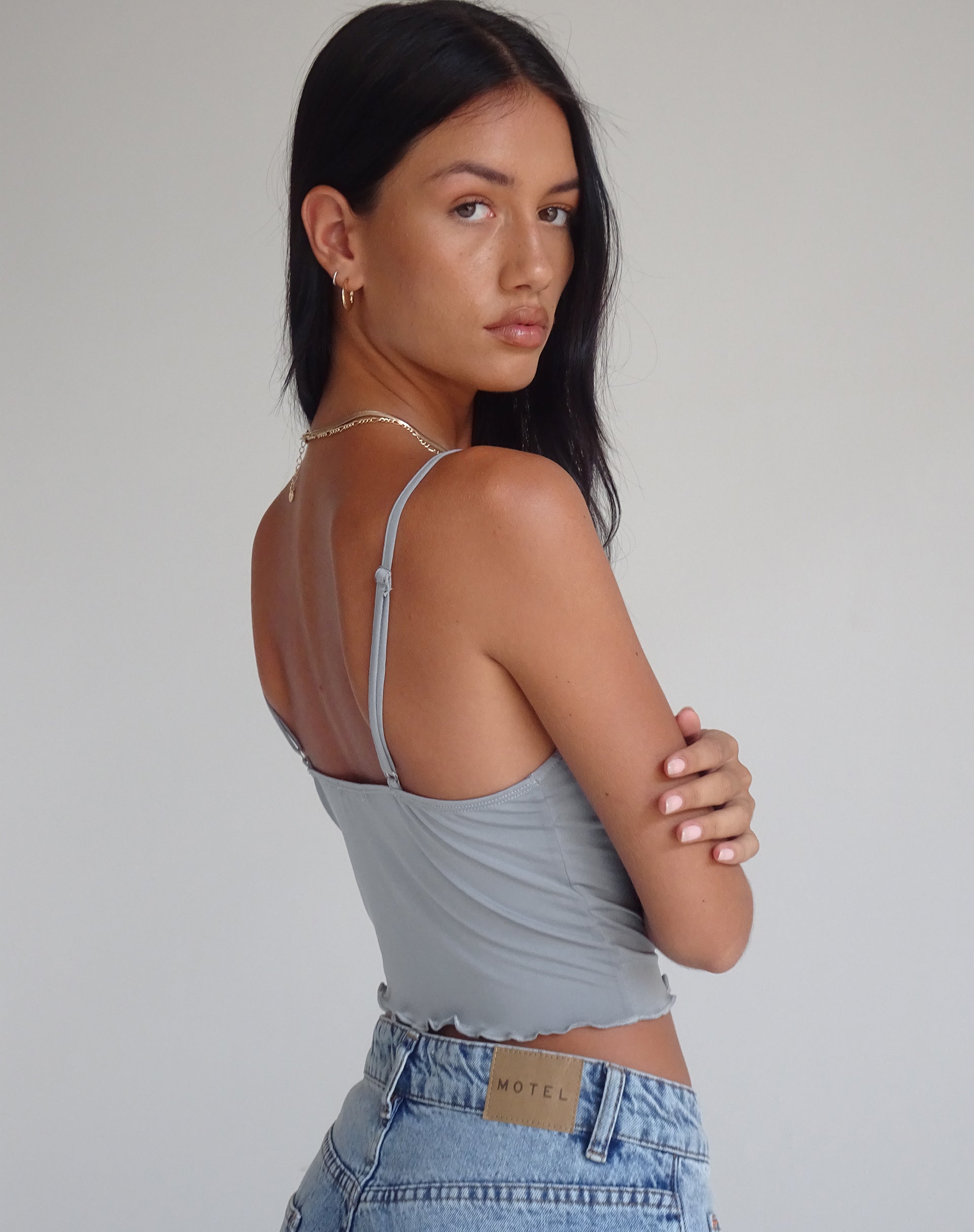 Afbeelding van Yenika Cami Top in Slinky Grey