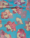 Contrast bloemen blauw