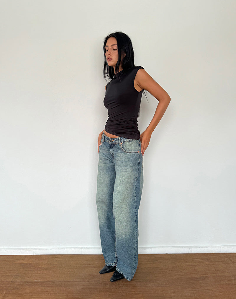 Afbeelding van Yeseo Tank Slinky Top in Zwart