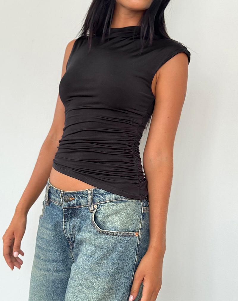 Afbeelding van Yeseo Tank Slinky Top in Zwart