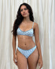 Afbeelding van Yinis Knicker in Blue Cluster Floral
