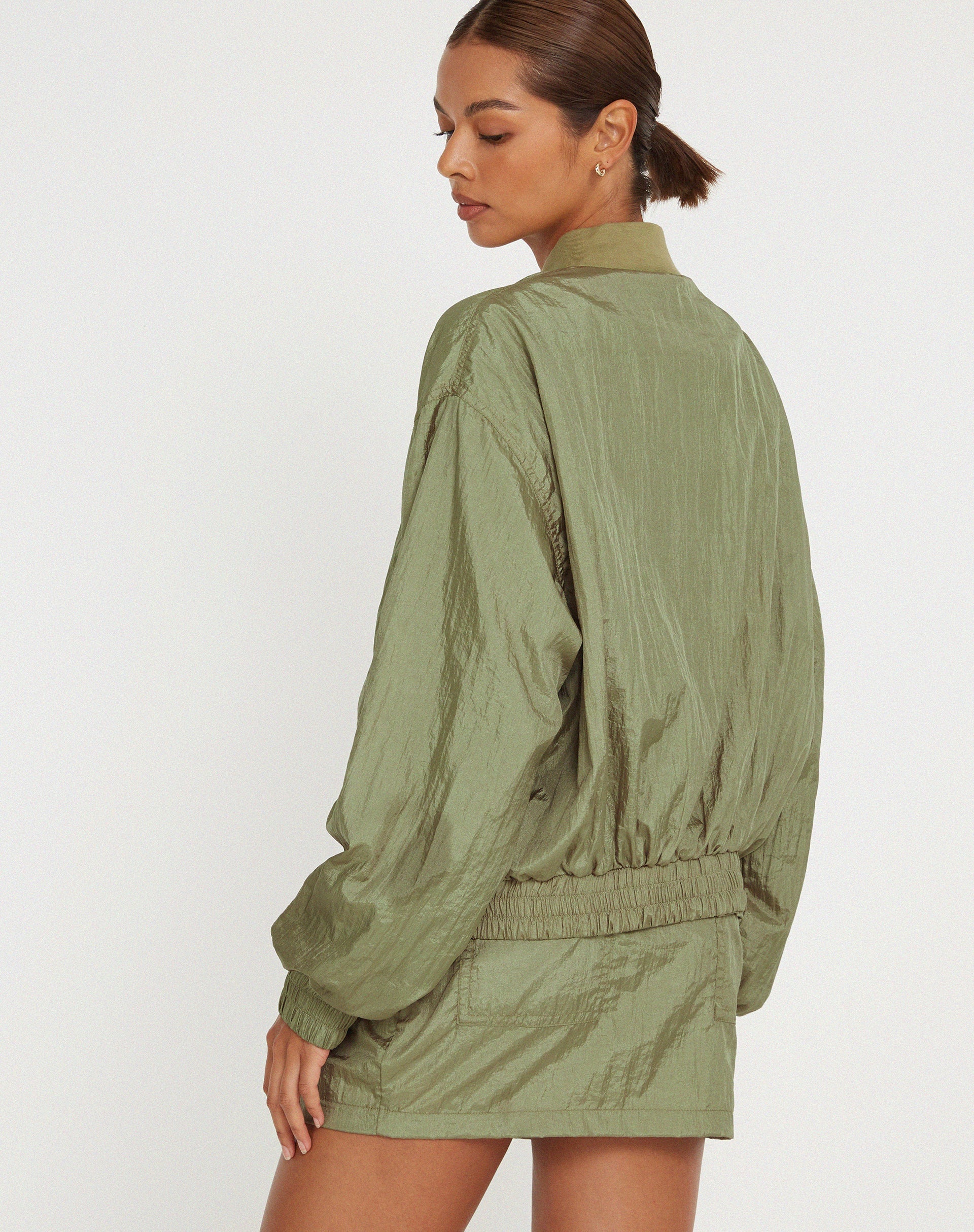 Afbeelding van Yuu Shell Jacket in Zilvergroen