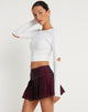 Afbeelding van Bosie Lange Mouw Top in Lycra Wit