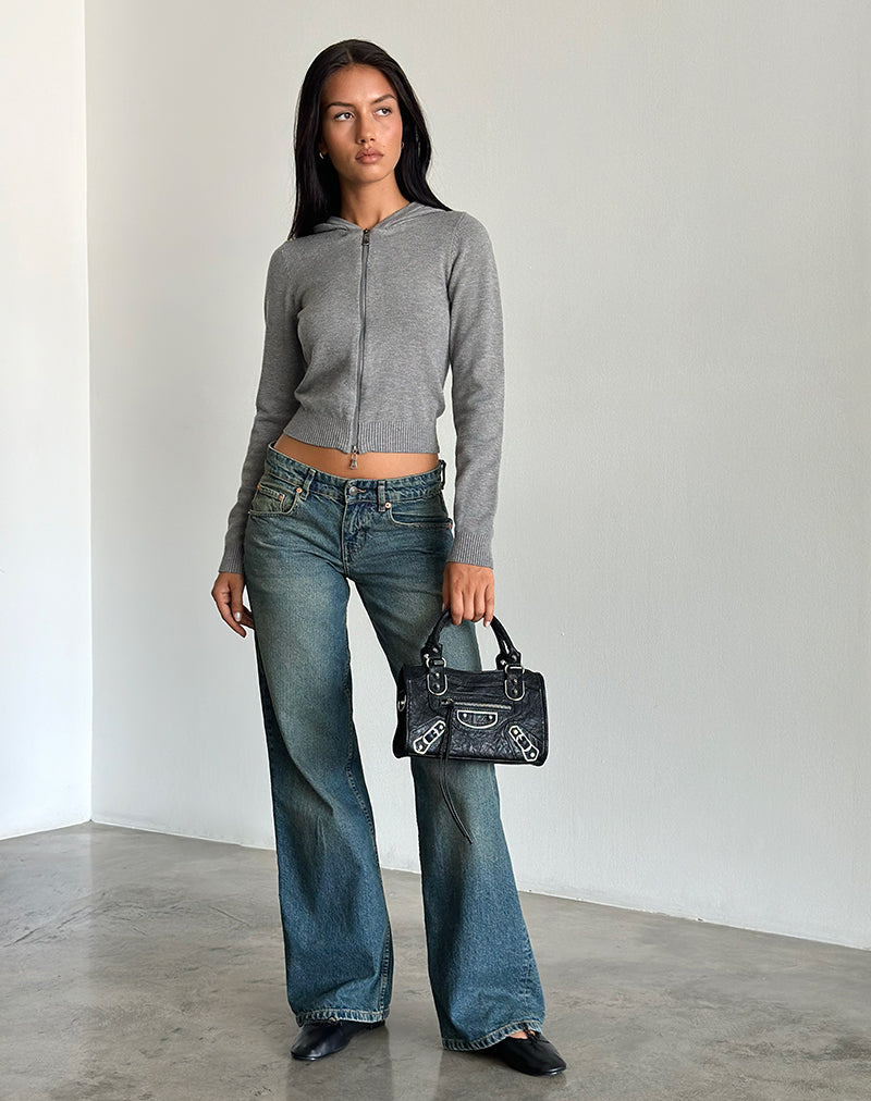 Zella vest in grijs