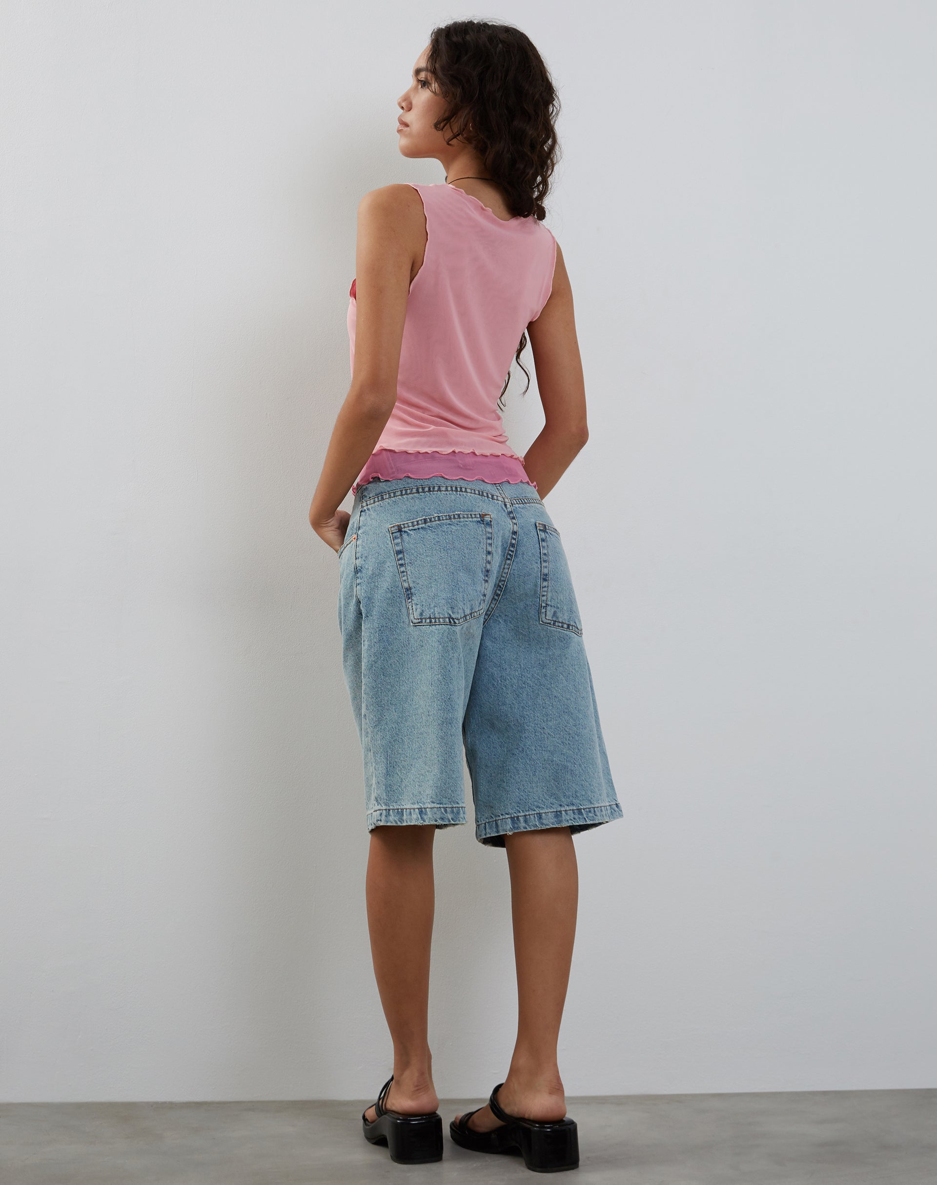 Afbeelding van Zeta Vest Top in Roze met Donkerroze Voering