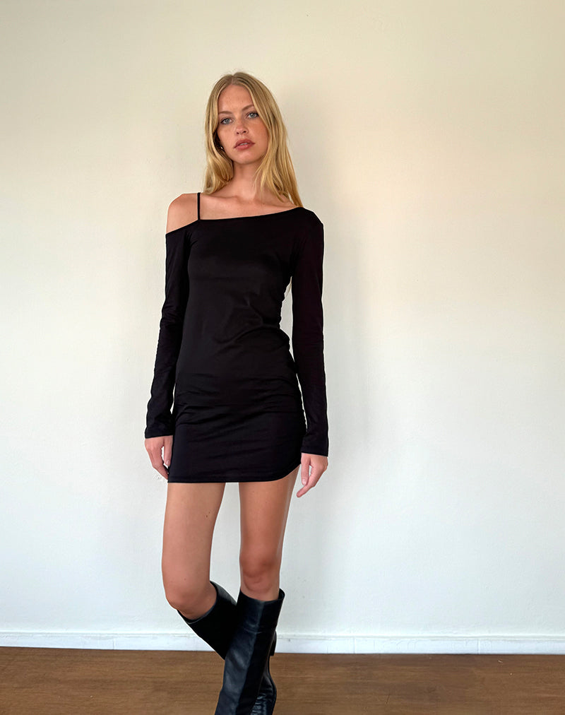 Afbeelding van Zylene Mini Dress in Zwart