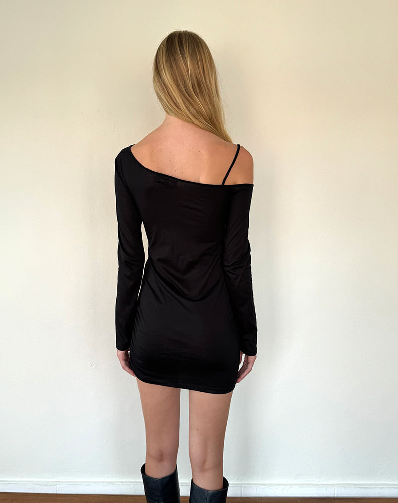 Afbeelding van Zylene Mini Dress in Zwart
