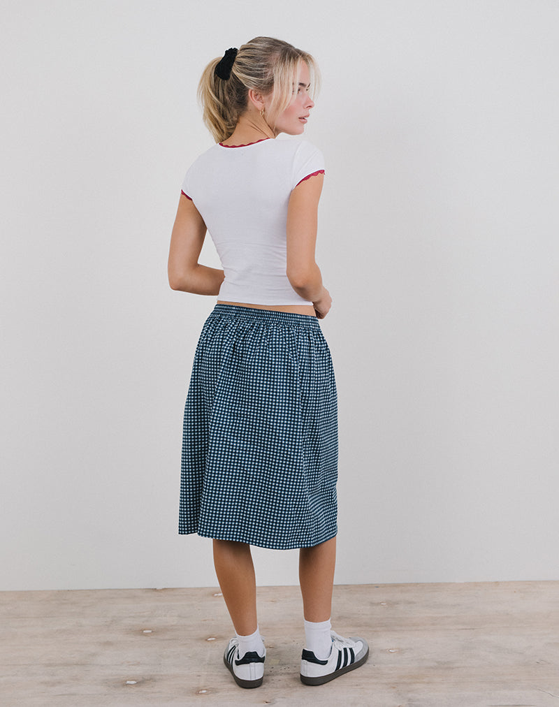 Afbeelding van Zyzy Baby Tee in Wit met Sweet Enough Graphic