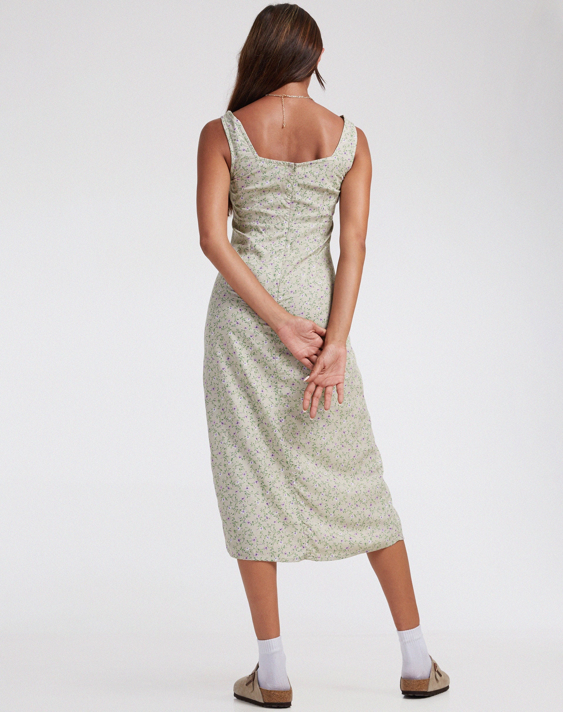 Afbeelding van Jorie Midi Dress in Parma Violet