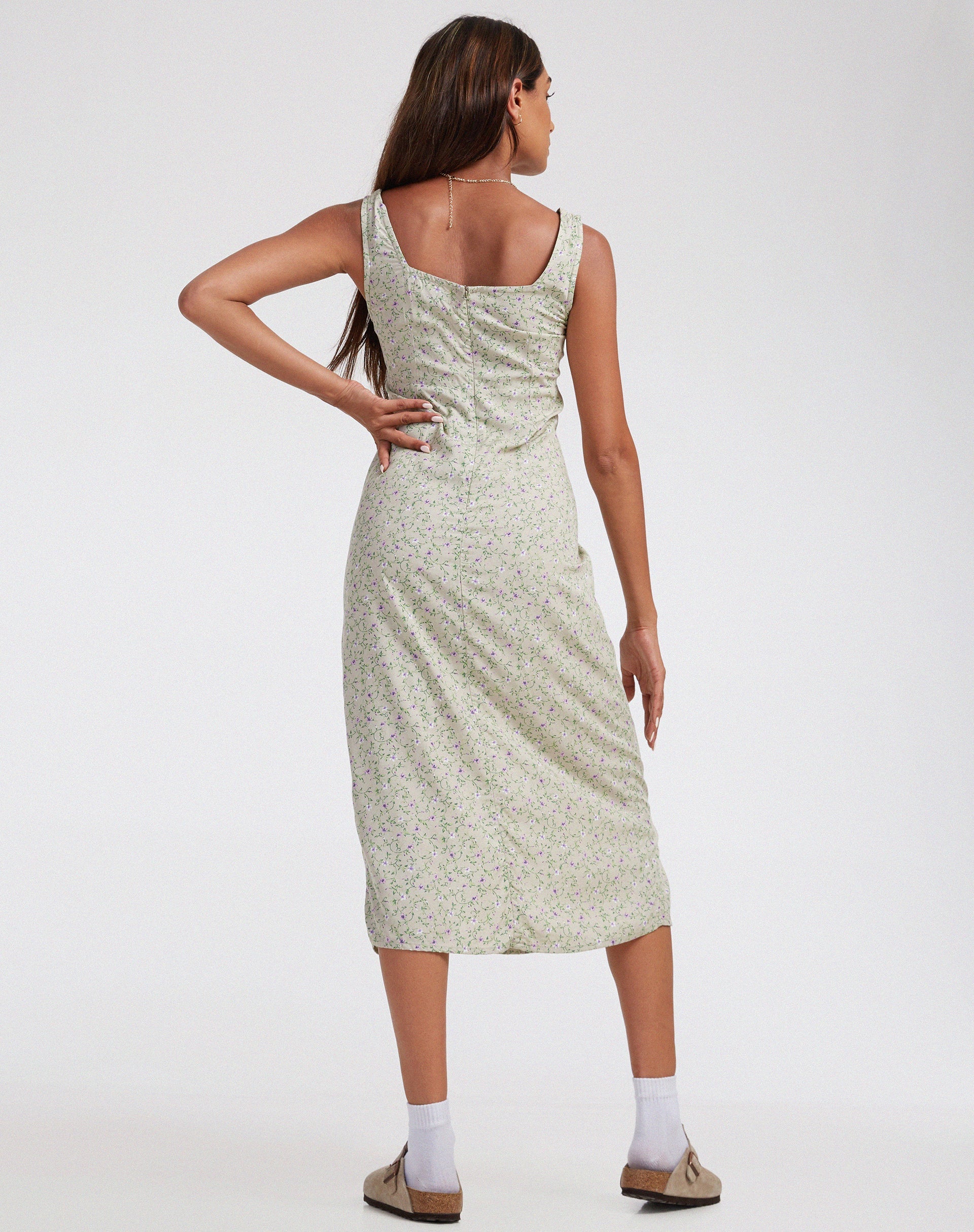 Afbeelding van Jorie Midi Dress in Parma Violet