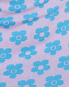  Schattig bloemdessin lila en blauw