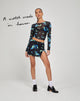 Afbeelding van Elijah Top met lange mouwen in Butterfly Watercolour Black
