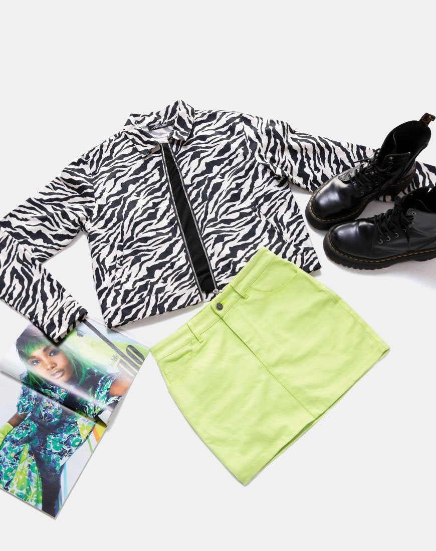 Afbeelding van Agatha Jacket in jaren 90 Zebra