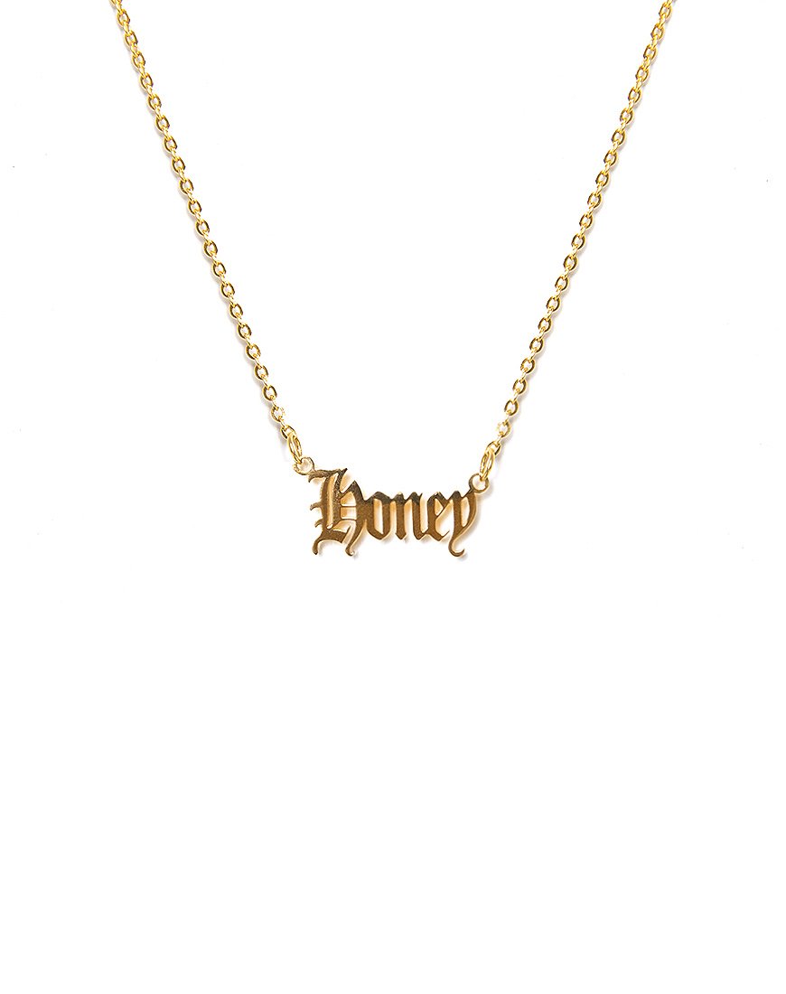 Halsketting in "Honey" Goud