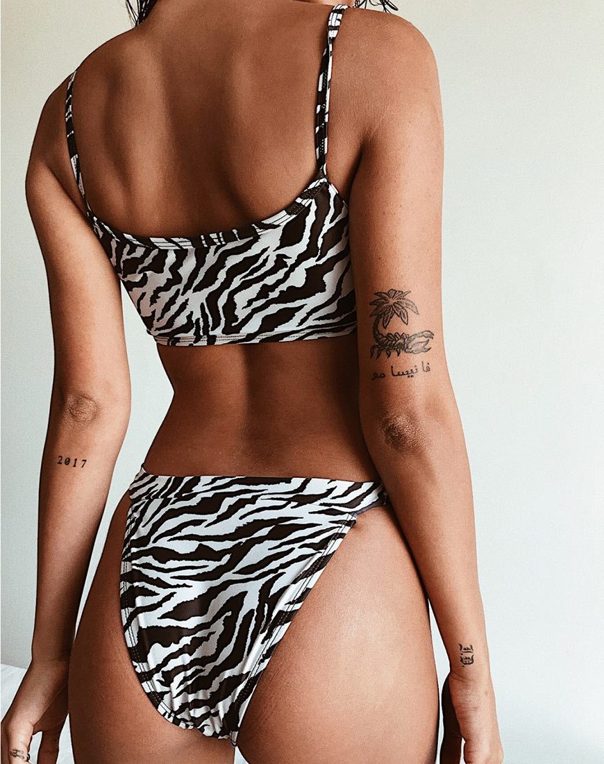 Bulvya Bikinibroekje in Mini Zebra