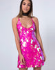 Afbeelding van Shine jurk in Tear Drop lovertjes Fuschia Shine