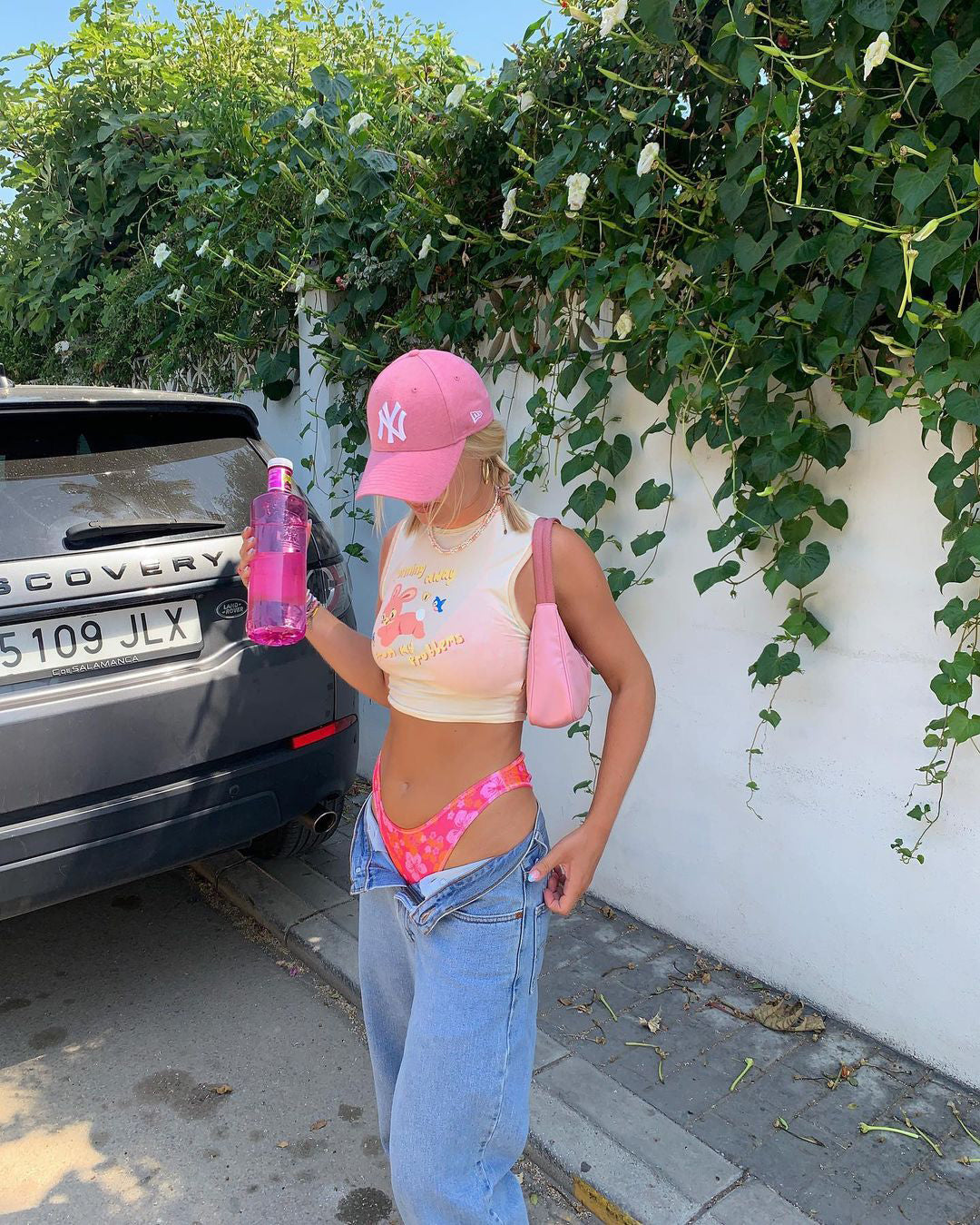 Afbeelding van Motel X Barbara Kristoffersen Gimon Crop Top in Botercrème Running Away