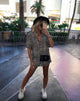 Afbeelding van Fresia Mini Dress in Bruin Rar Leopard