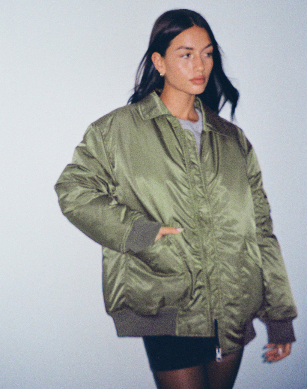 Manik Jas in Khaki Groen
