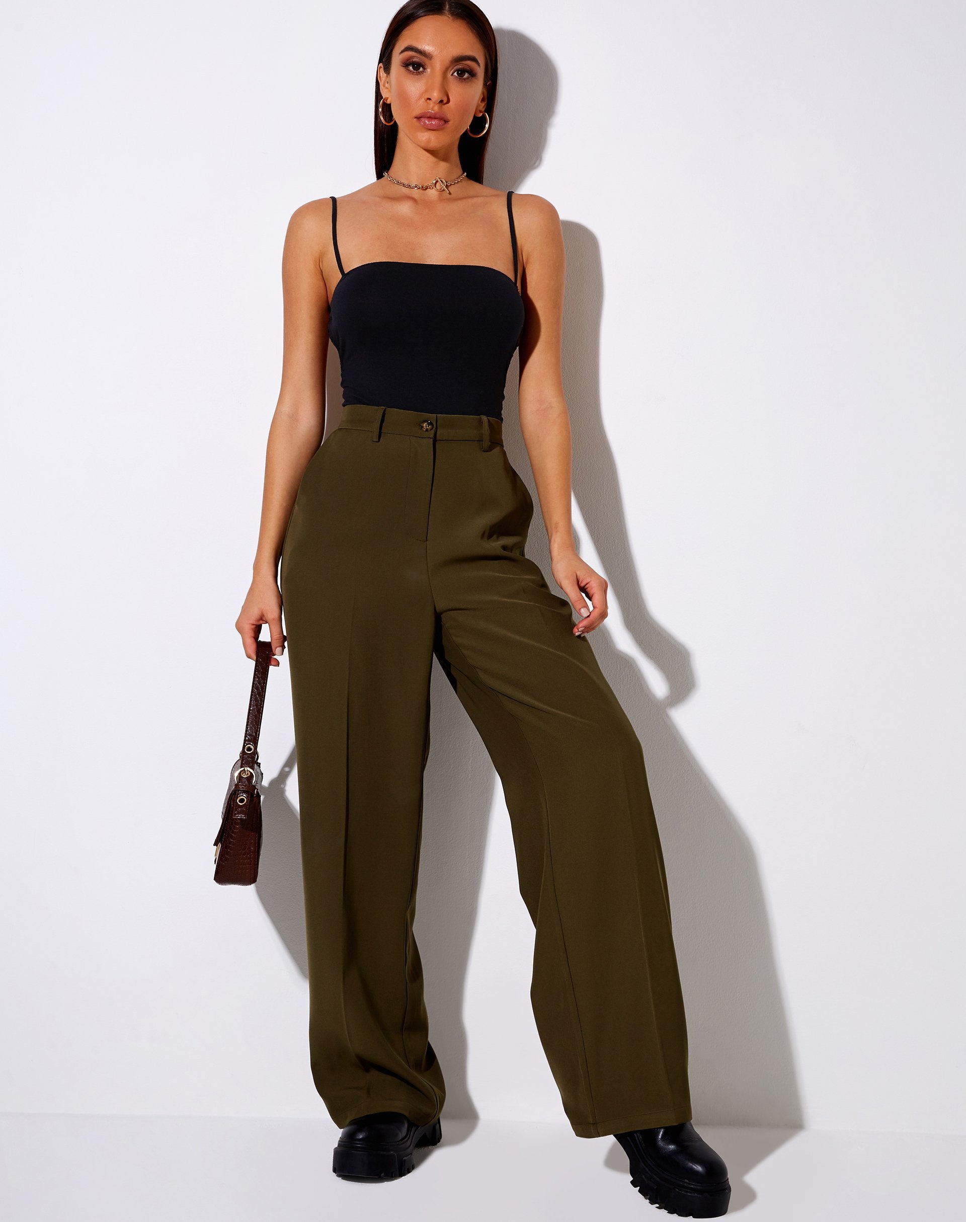 Afbeelding van Abba broek in Khaki