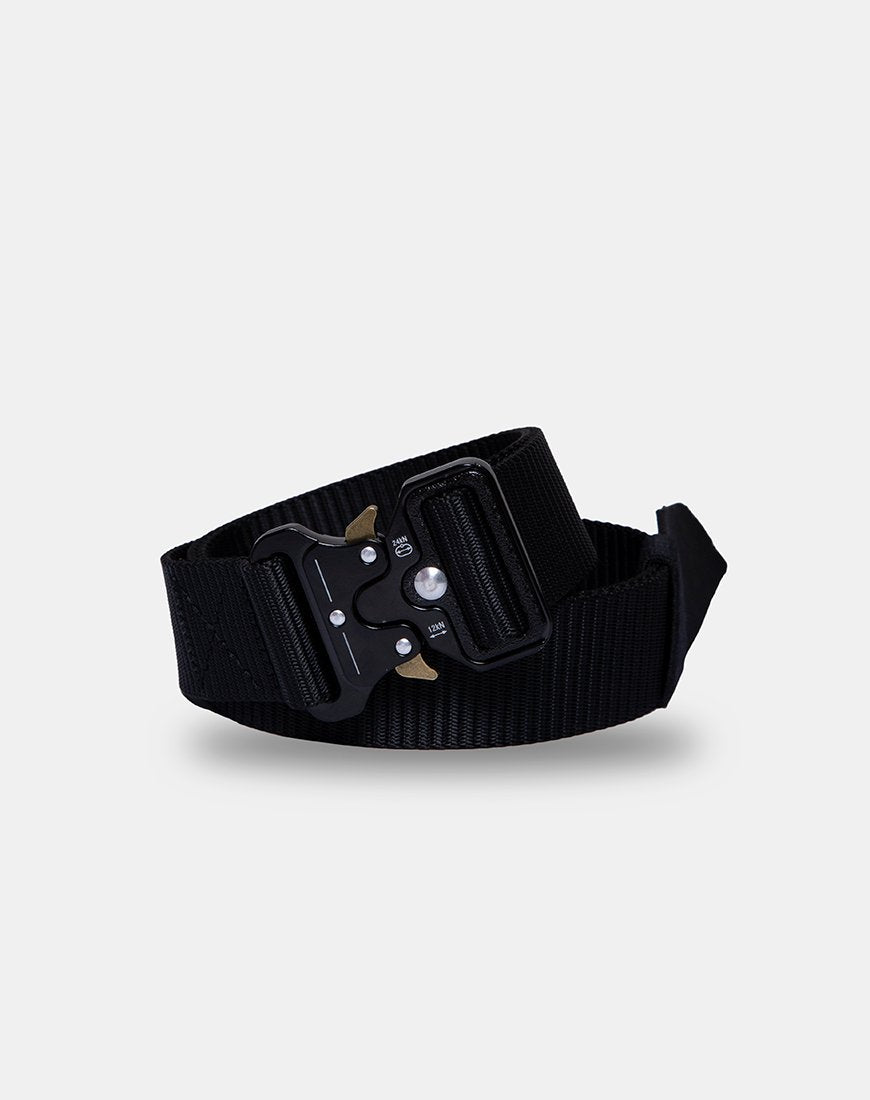 Nylon riem in zwart