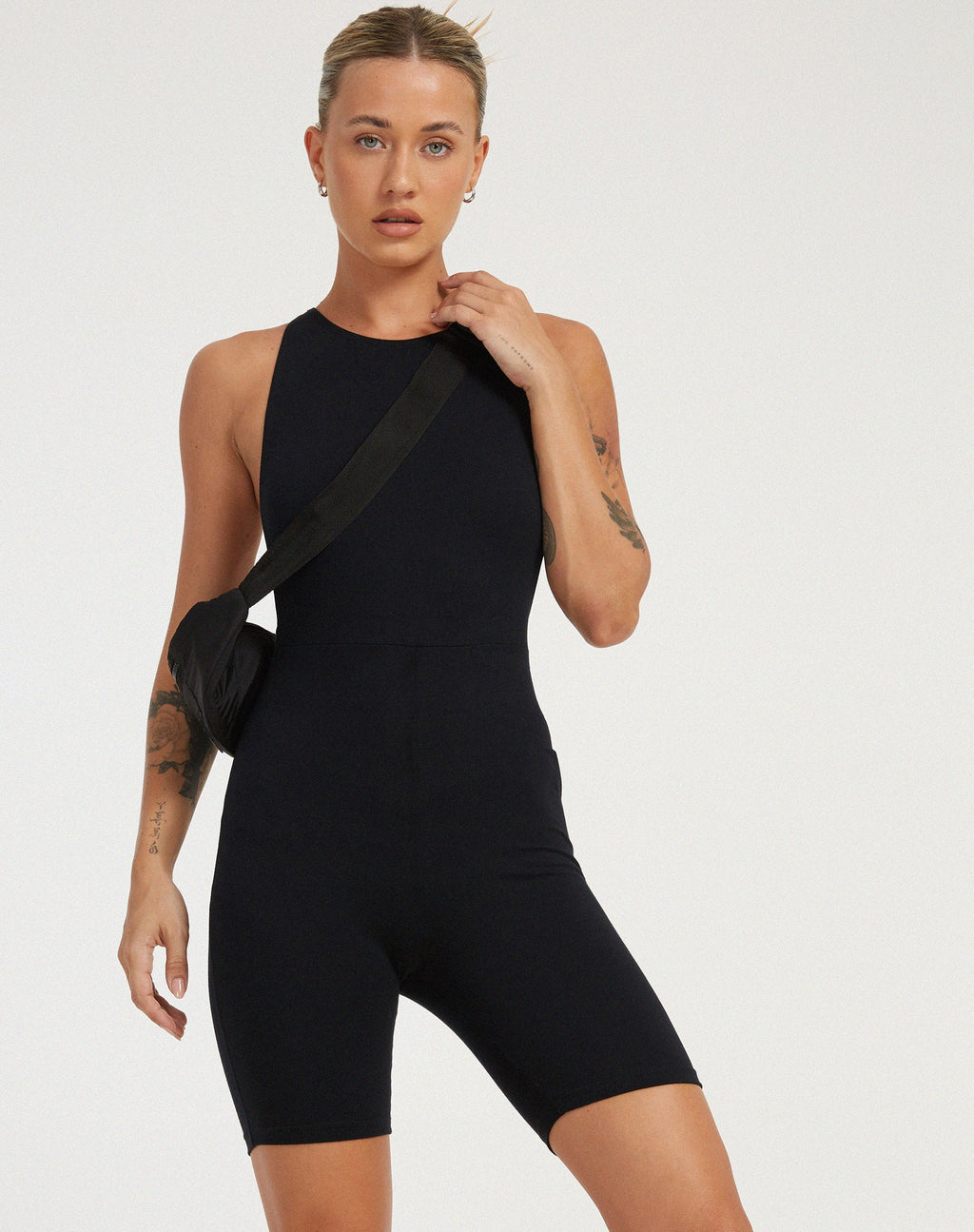 Acro Unitard in Zwart