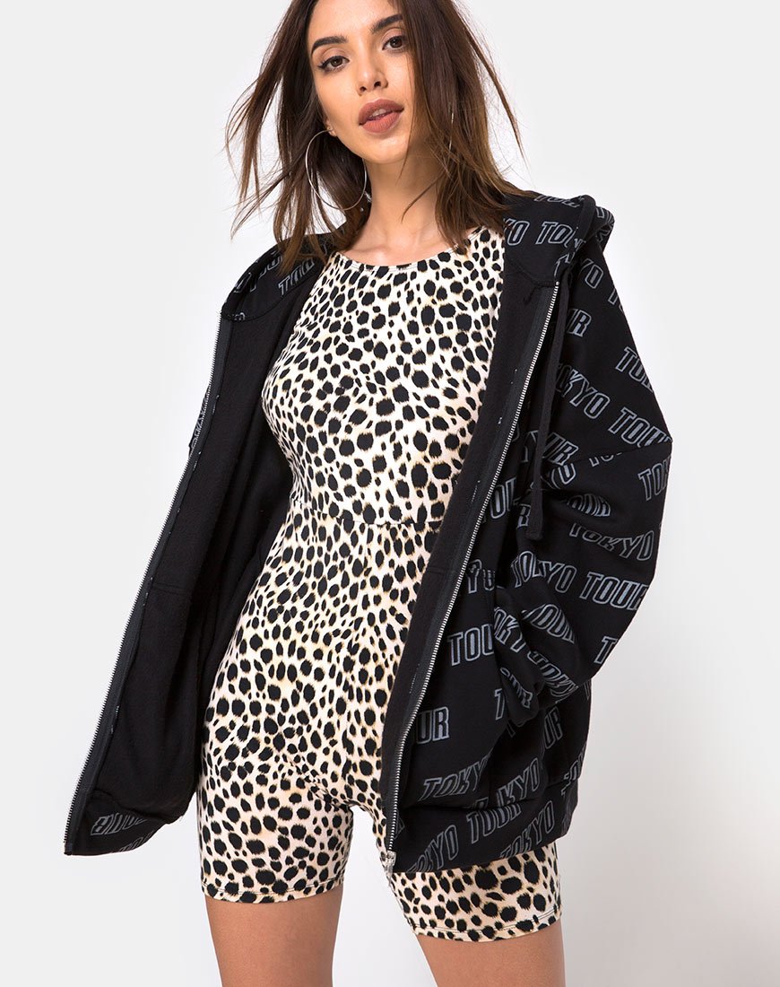 Acro Unitard in Cheetah
