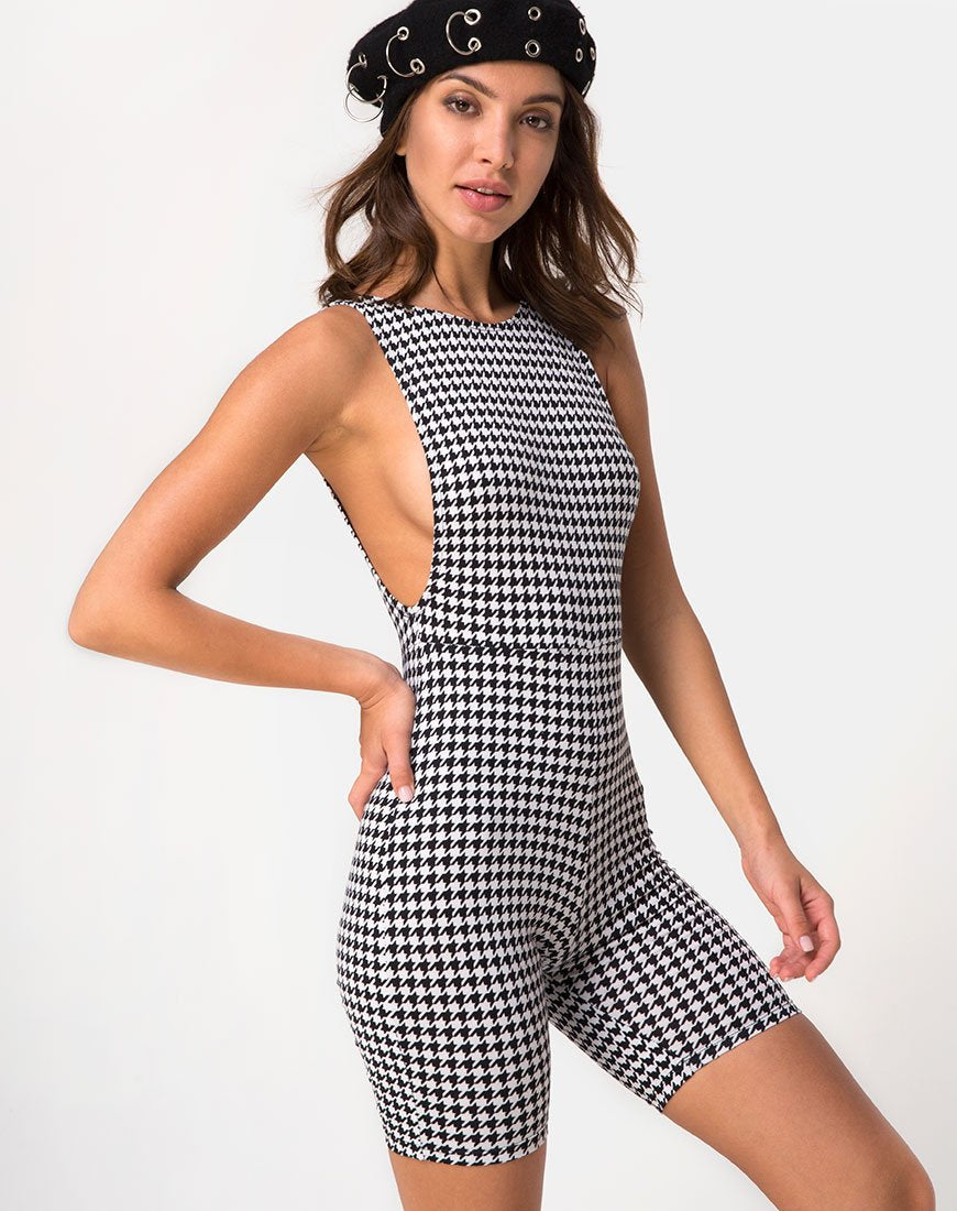 Afbeelding van Acro Unitard in Dogtooth