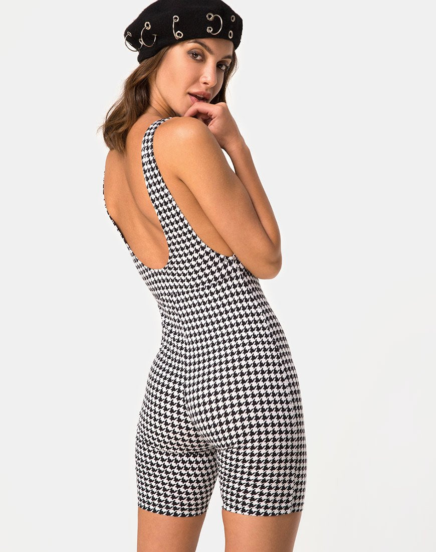 Afbeelding van Acro Unitard in Dogtooth