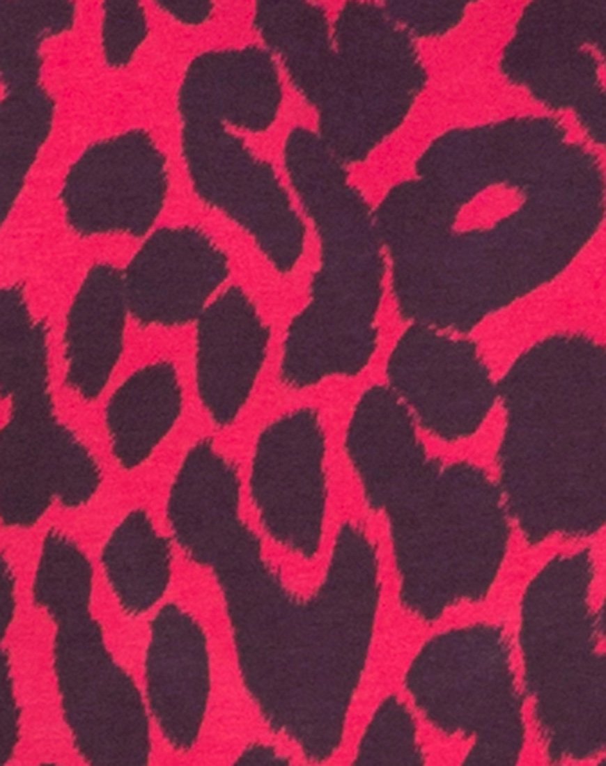 Afbeelding van Acro Unitard in Oversized Jaguar Red
