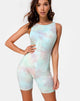 Afbeelding van Acro Unitard in Pastel Tie Dye