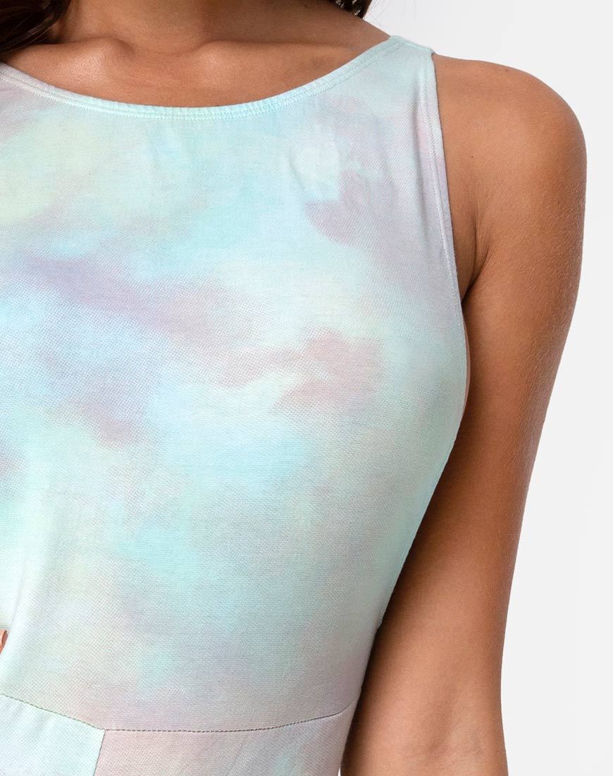 Afbeelding van Acro Unitard in Pastel Tie Dye