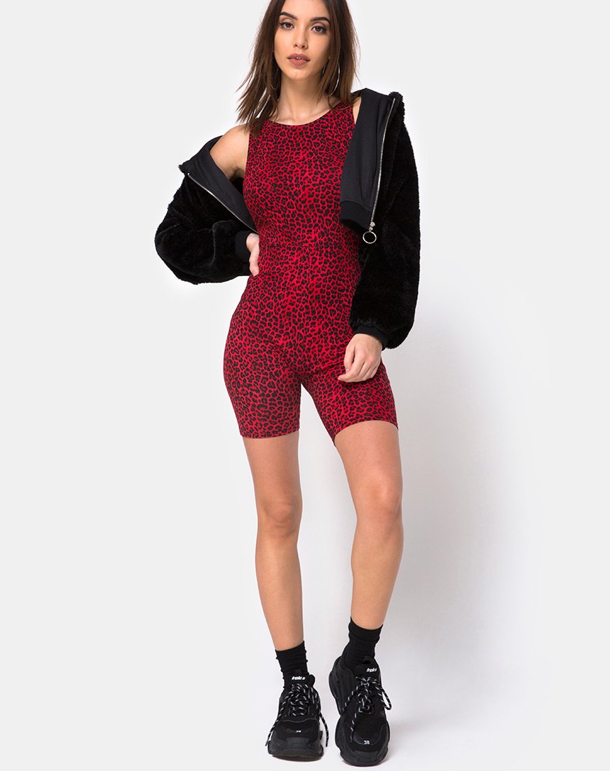 Afbeelding van Acro Unitard in gekleurd dier