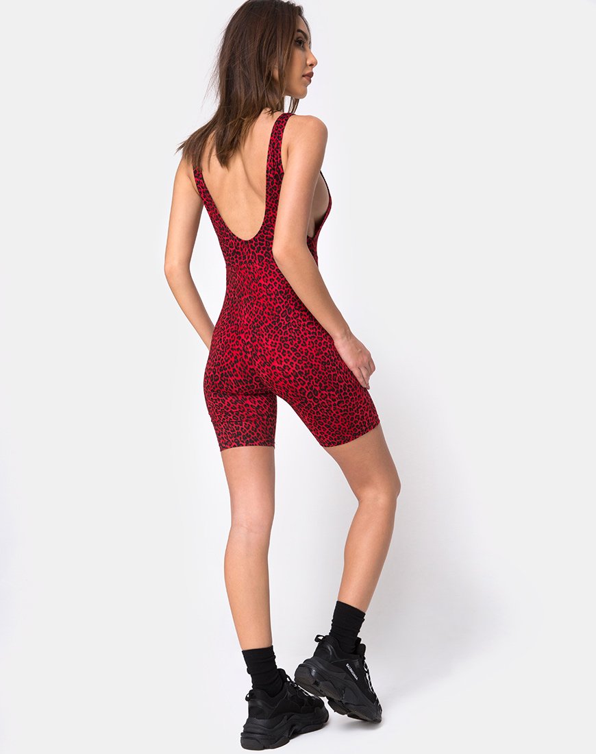 Afbeelding van Acro Unitard in gekleurd dier