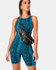 Afbeelding van Acro Unitard in Slangenblauw