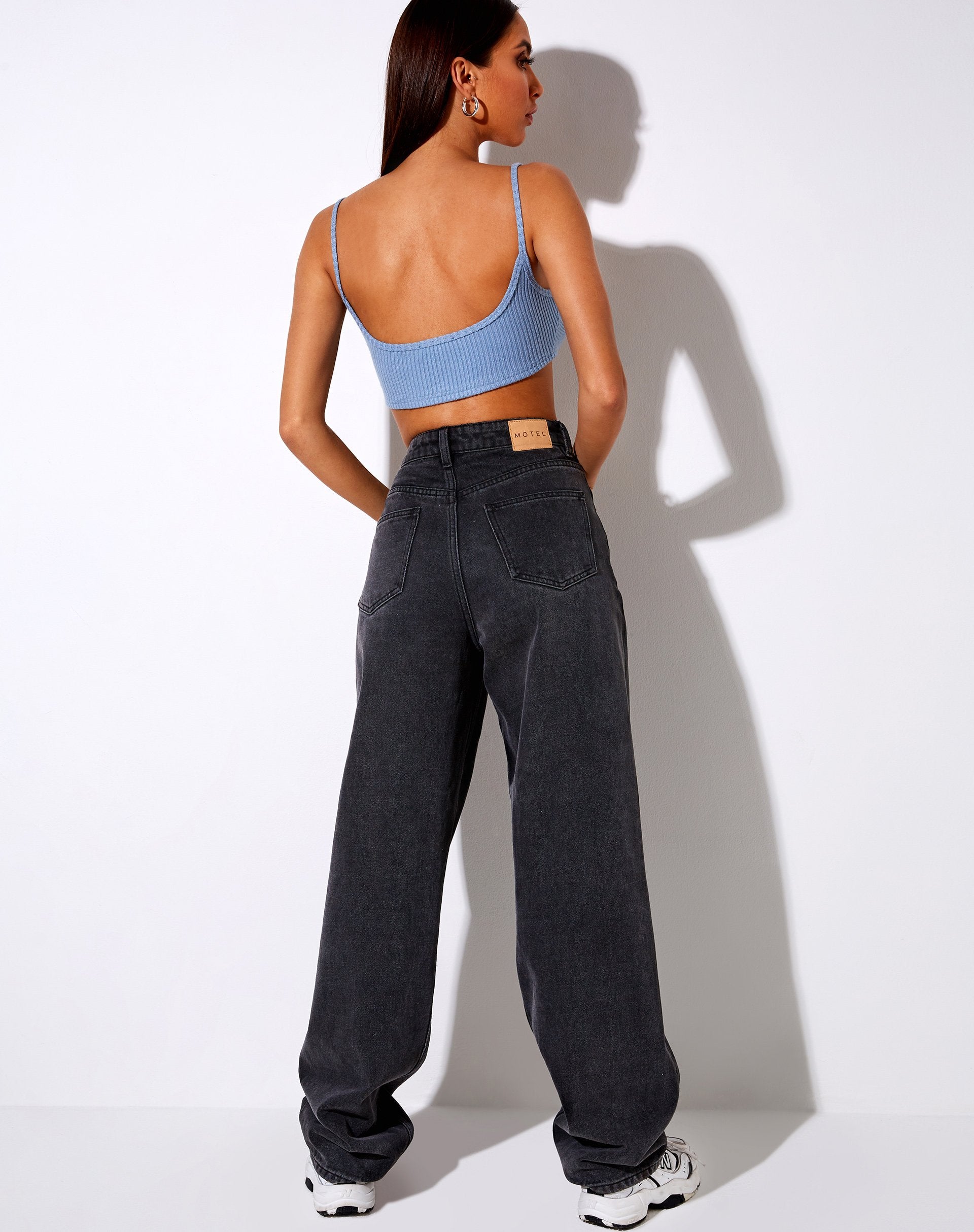 Afbeelding van Adda Bralet in rib Ashy Blue