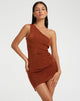 Afbeelding van Aderai Mini Dress in Coffee Bean