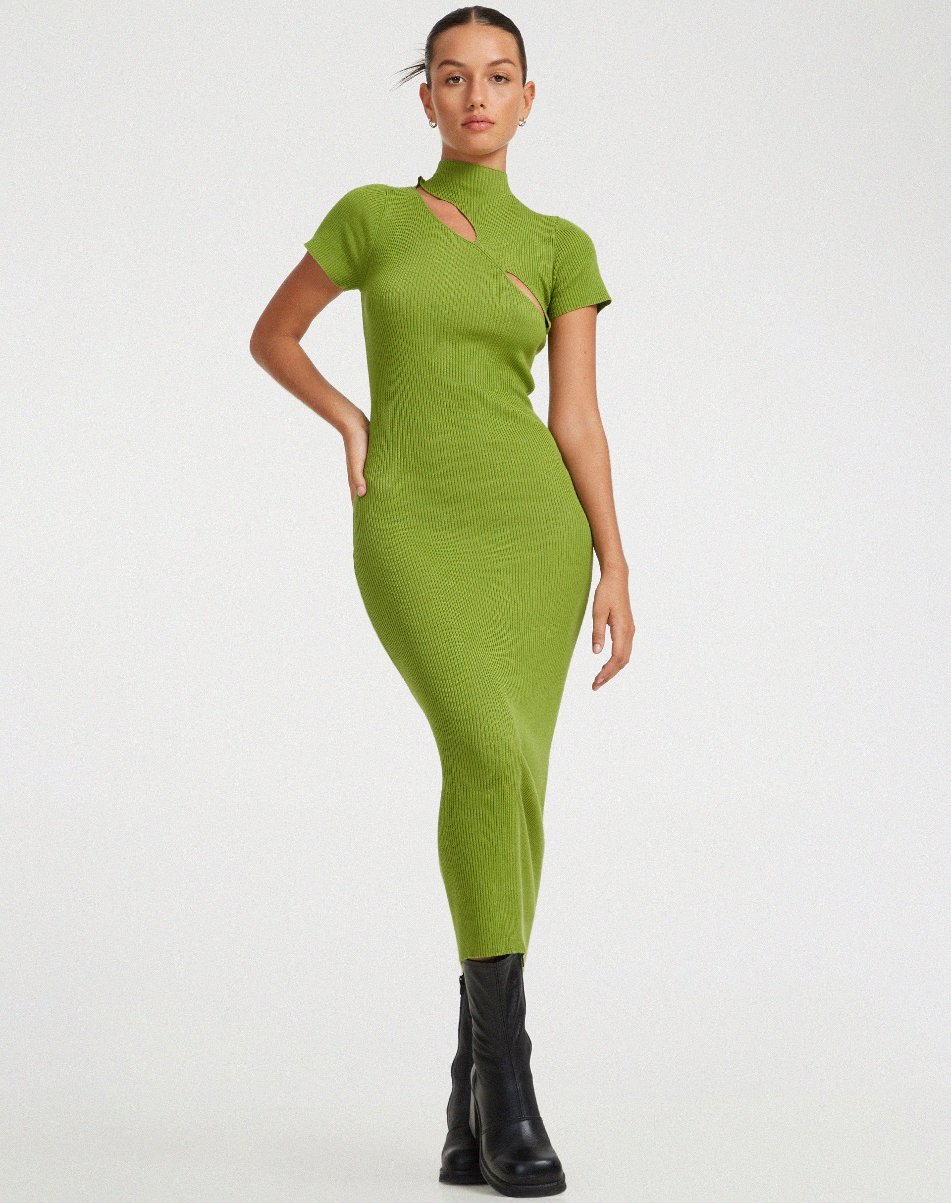Afbeelding van Afiqah Maxi Dress in Golden Lime