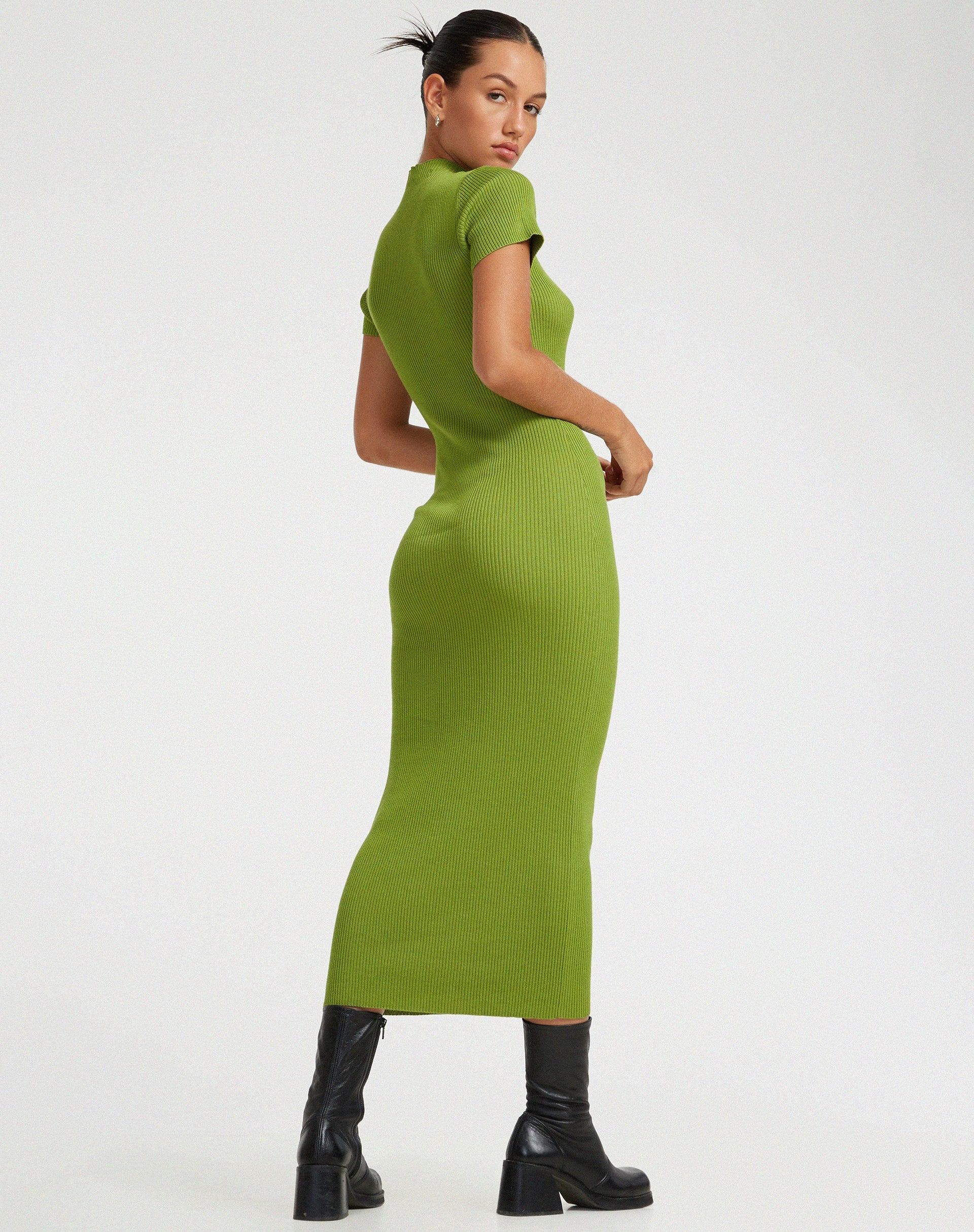 Afbeelding van Afiqah Maxi Dress in Golden Lime
