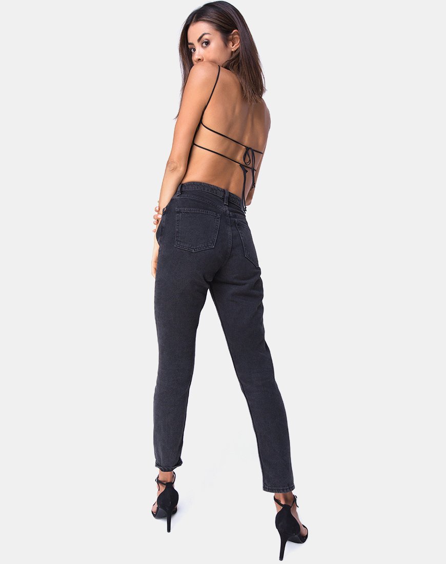 Afbeelding van Ahena Crop Top in Drakenvrucht Pailletten